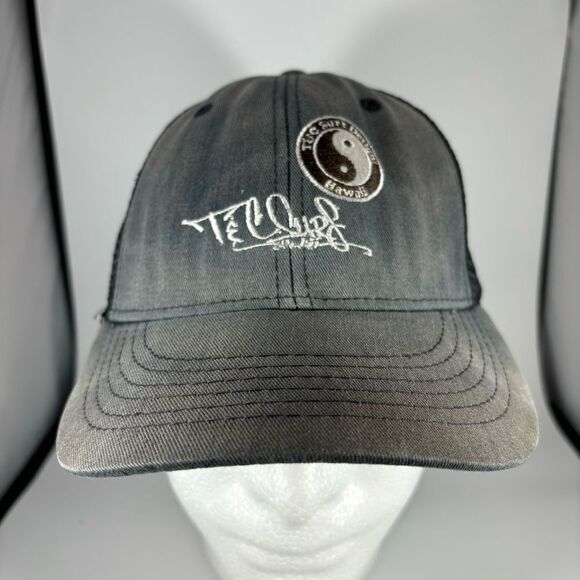 Vintage Town & Country Surf Hawaii Snapback Cap Mesh Beach Hat T & C Trucker - Picture 1 of 8